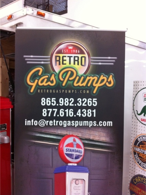 Retro Gas Show Displays
